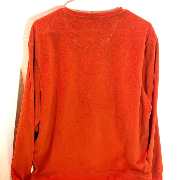 G.H. Bass & Co. Men's Vibrant Orange Crewneck Pullover Sweater Size XL - Picture 3 of 10